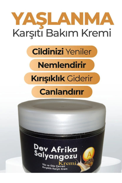 Dev Afrika Salyangoz Yüzde Karısıklık Karsıtı Bakım Kremi 100 ml X 2 adet