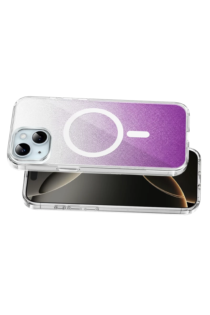 Onegif iPhone 14 Sora Simli Magsafe Kapak - Mor