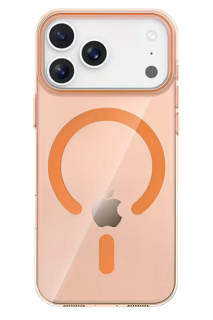 iPhone 17 Pro PC Blank Magsafe Kapak - Turuncu