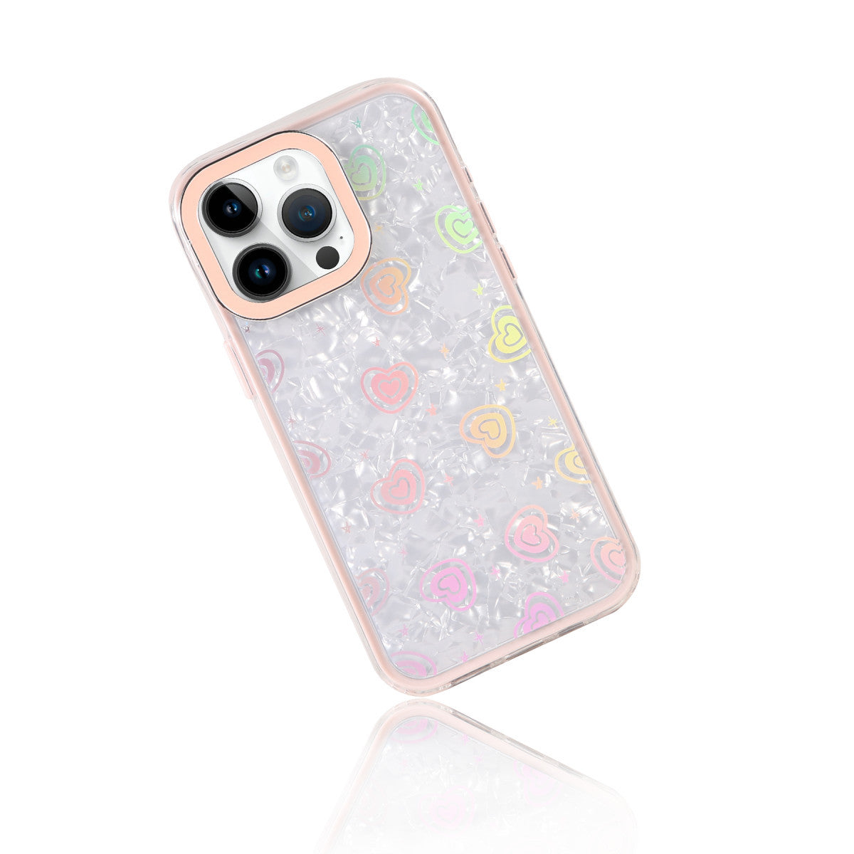 iPhone 16 Pro Lumi Desenli Kapak - Pembe