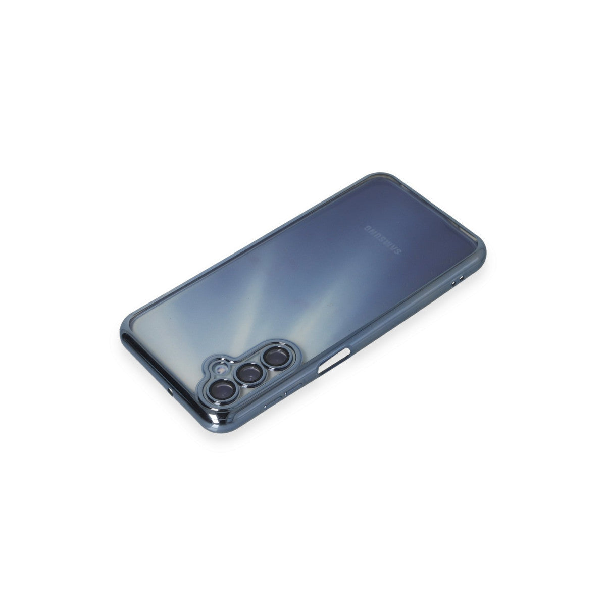 Galaxy A25 5G Kılıf Razer Lensli Silikon - Açık Mavi