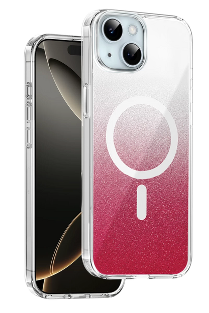 Onegif iPhone 15 Sora Simli Magsafe Kapak - Kırmızı