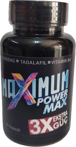 Maximum Power Max Erkeklere Kapsül 30lu