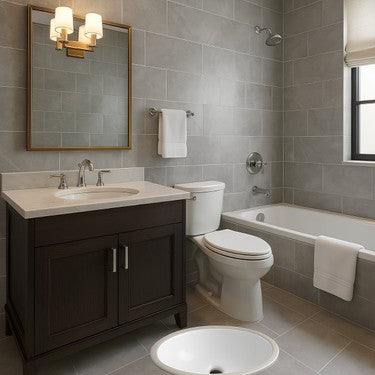 Oval Tezgah Altı Lavabo 37X47 cm ile Şıklık
