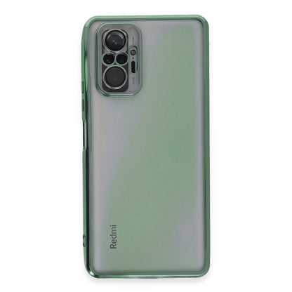 Redmi Note 10 Pro Kılıf Razer Lensli Silikon - Yeşil