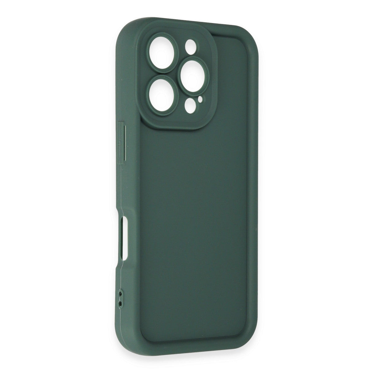 iPhone 16 Pro Kılıf Viera Silikon - Koyu Yeşil