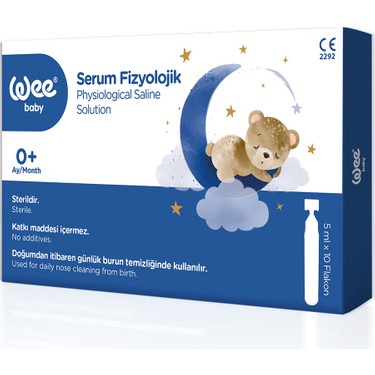 Bebekler için Burun Temizleme Çözümü, 10'lu Paket