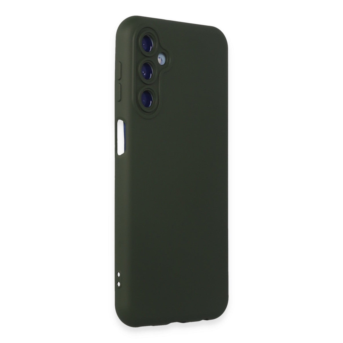 Galaxy M14 5G Kılıf Nano içi Kadife Silikon - Koyu Yeşil