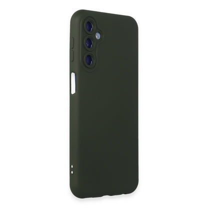 Galaxy M14 5G Kılıf Nano içi Kadife Silikon - Koyu Yeşil