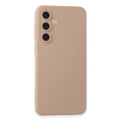 Galaxy S23 FE Kılıf Nano içi Kadife Silikon - Pudra