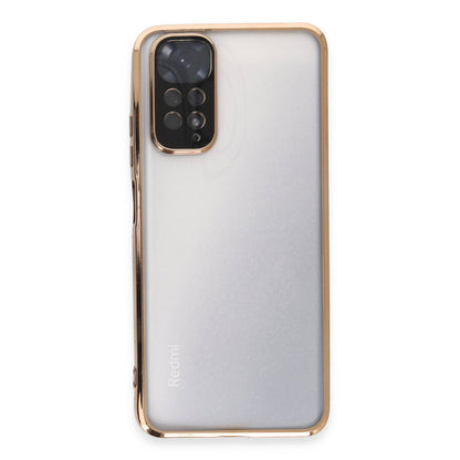 Redmi Note 11 Kılıf Razer Lensli Silikon - Gold
