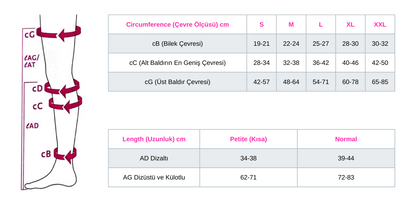 Duomed Külotlu Varis Çorabı - CCL1 - Burnu Açık - Bej - XXL