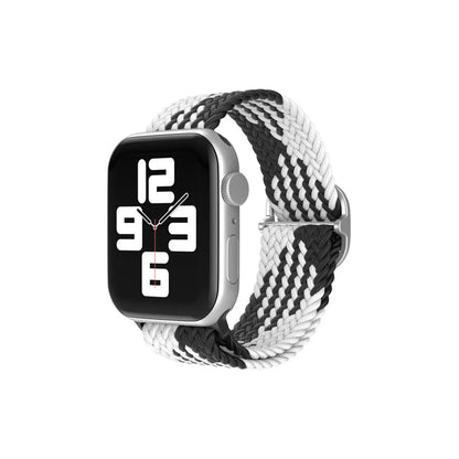 Watch 20mm Star Kordon - Siyah-Beyaz