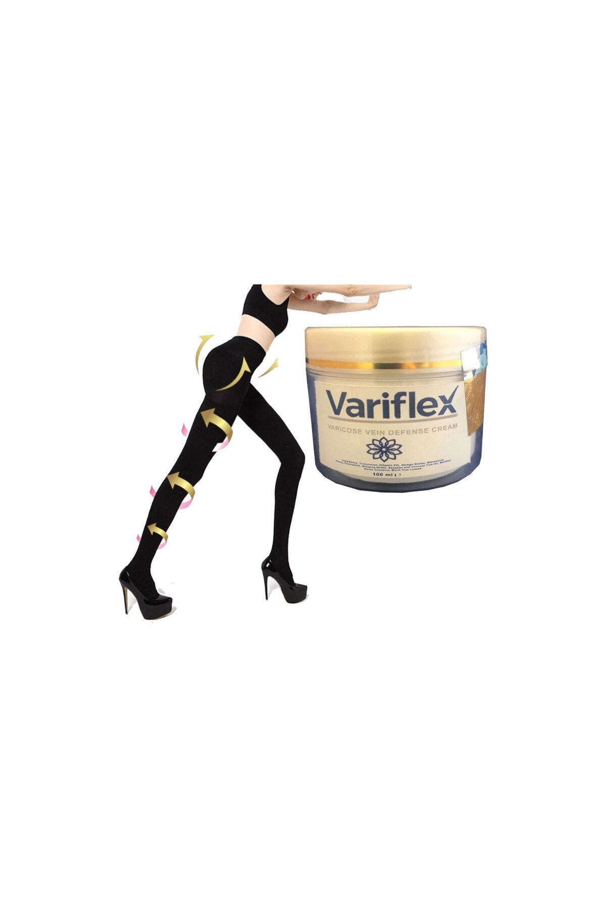 Variflex Krem 100 ml +S-M Mikro Kapsüllü Şekillendirici Tayt