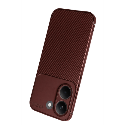 Poco X8 Pro Auto Focus Karbon Kapak - Bordo