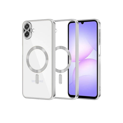 Galaxy A07 4G Kross Magneticsafe Kapak - Gümüş