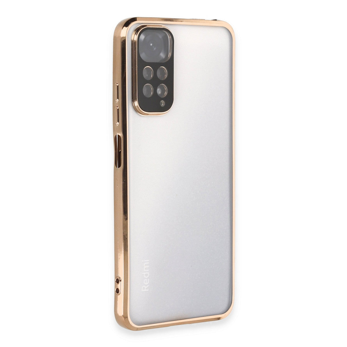 Redmi Note 11 Kılıf Razer Lensli Silikon - Gold