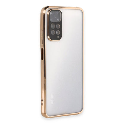 Redmi Note 11 Kılıf Razer Lensli Silikon - Gold