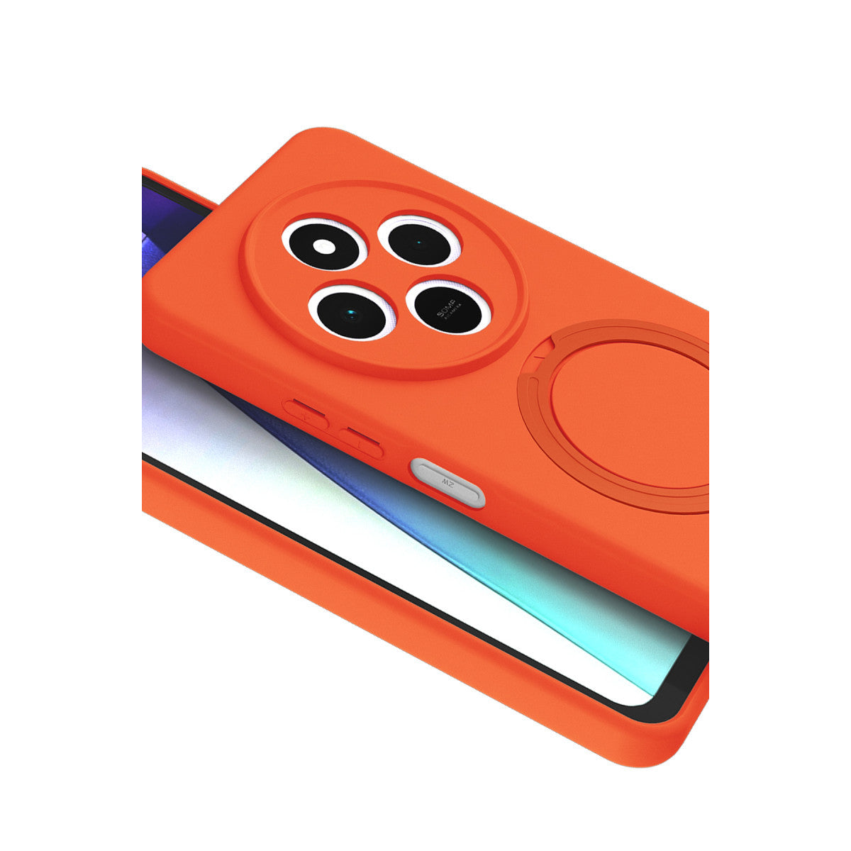 Redmi 14C Regal Magsafe Standlı Kapak - Turuncu