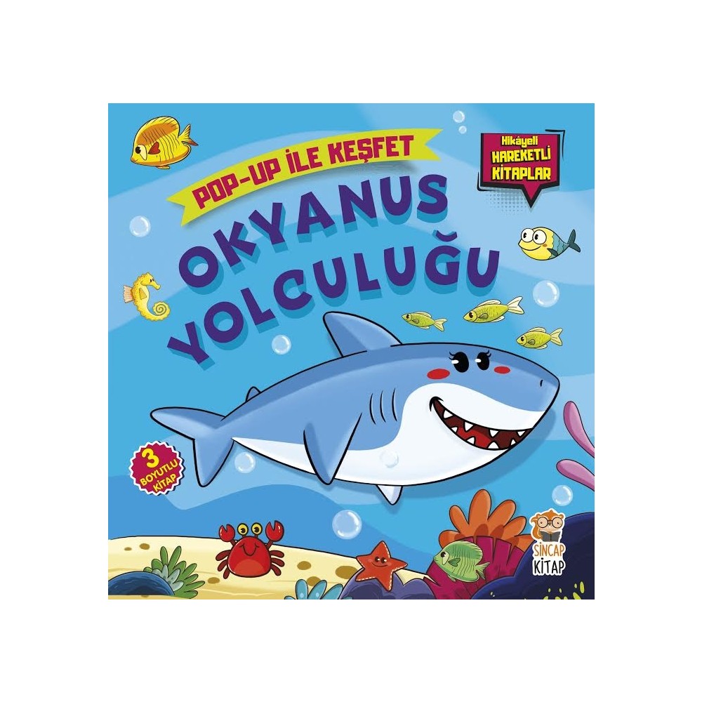 Okyanus Temalı Hareketli Kitap - Pop-up Eğlencesi