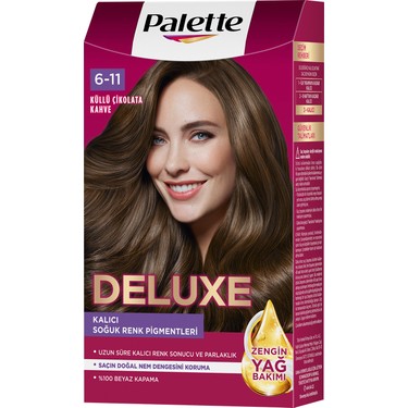 Palette Deluxe Kalıcı Renkler 6-11 Küllü Çikolata Kahve Saç