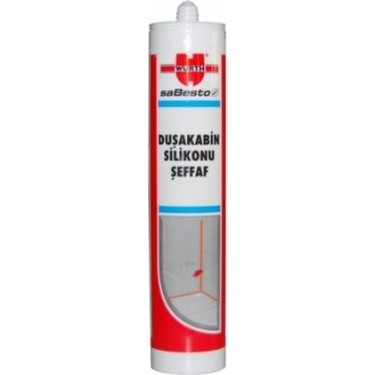 Şeffaf Duşakabin Silikonu - 310 ml Yüksek Kalite Materyal