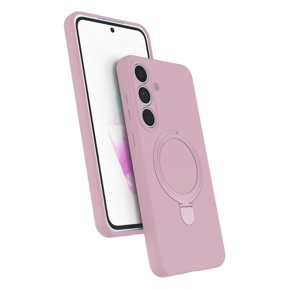 Galaxy S25 FE Regal Magsafe Standlı Kapak - Açık Pembe