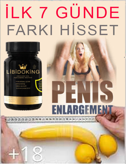 Libidoking 30 Kapsüllü 2025 Formülü Erkeklerin Pe.nislerine Bakım Ürünü