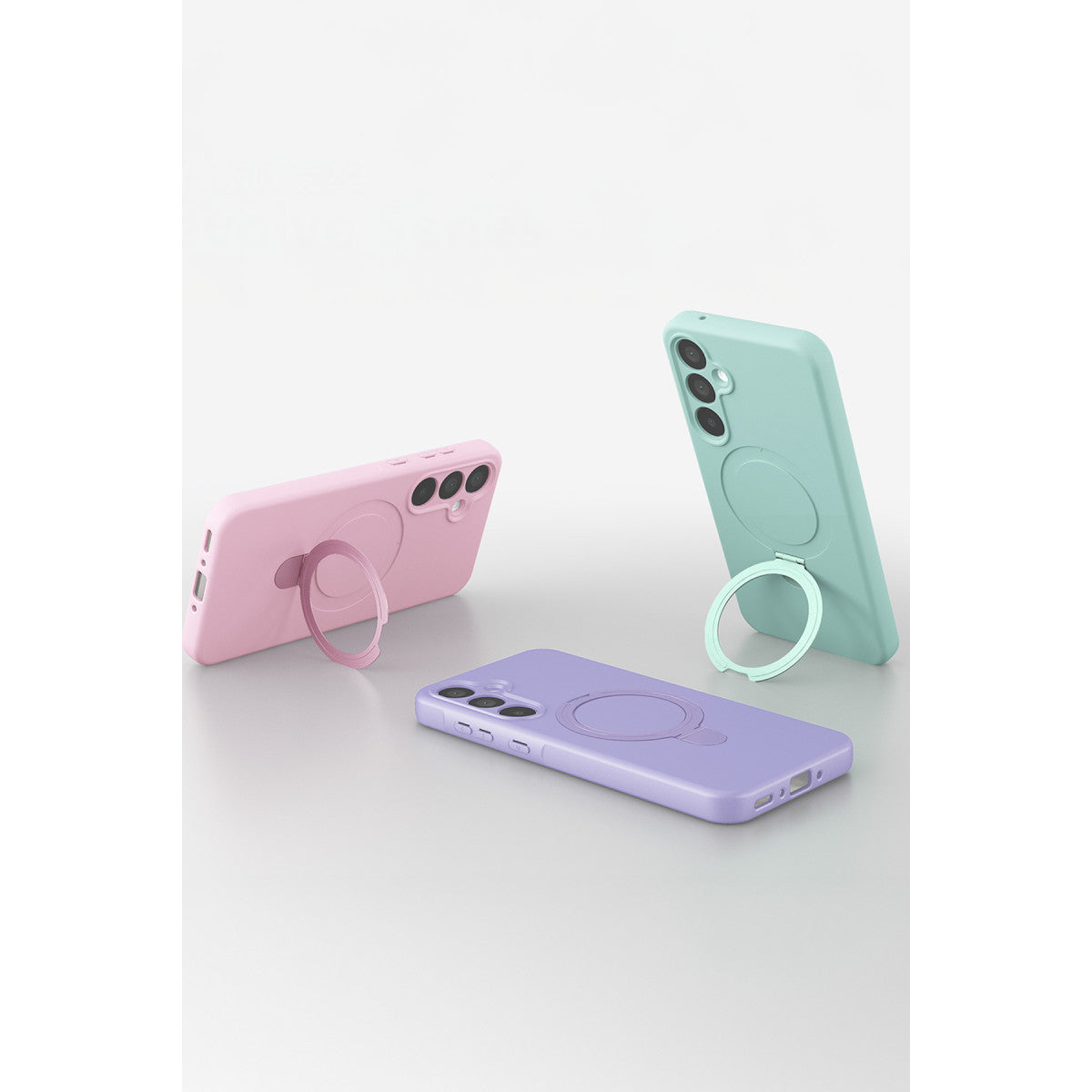 Galaxy A25 5G Regal Magsafe Standlı Kapak - Açık Pembe