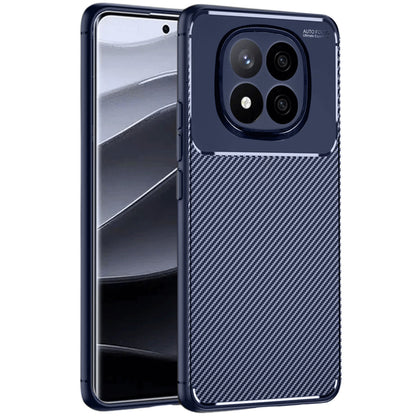 Redmi Note 14 Pro 4G Kılıf Auto Focus Karbon Kapak - Lacivert