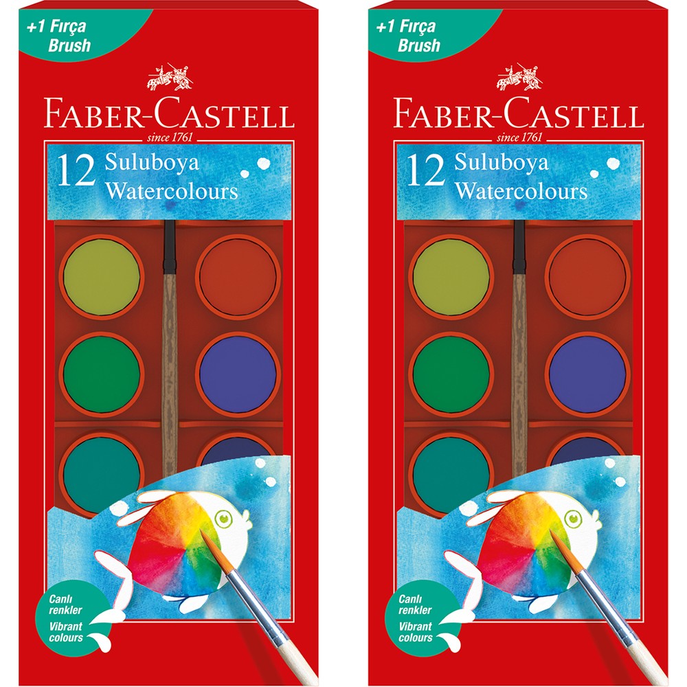 Faber-Castell Fc Suluboya Küçük Boy 12 R