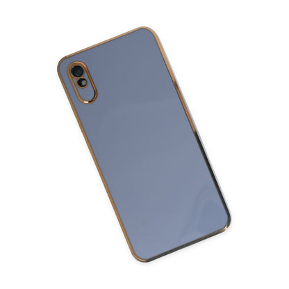 Redmi 9A Kılıf Volet Silikon - Mavi