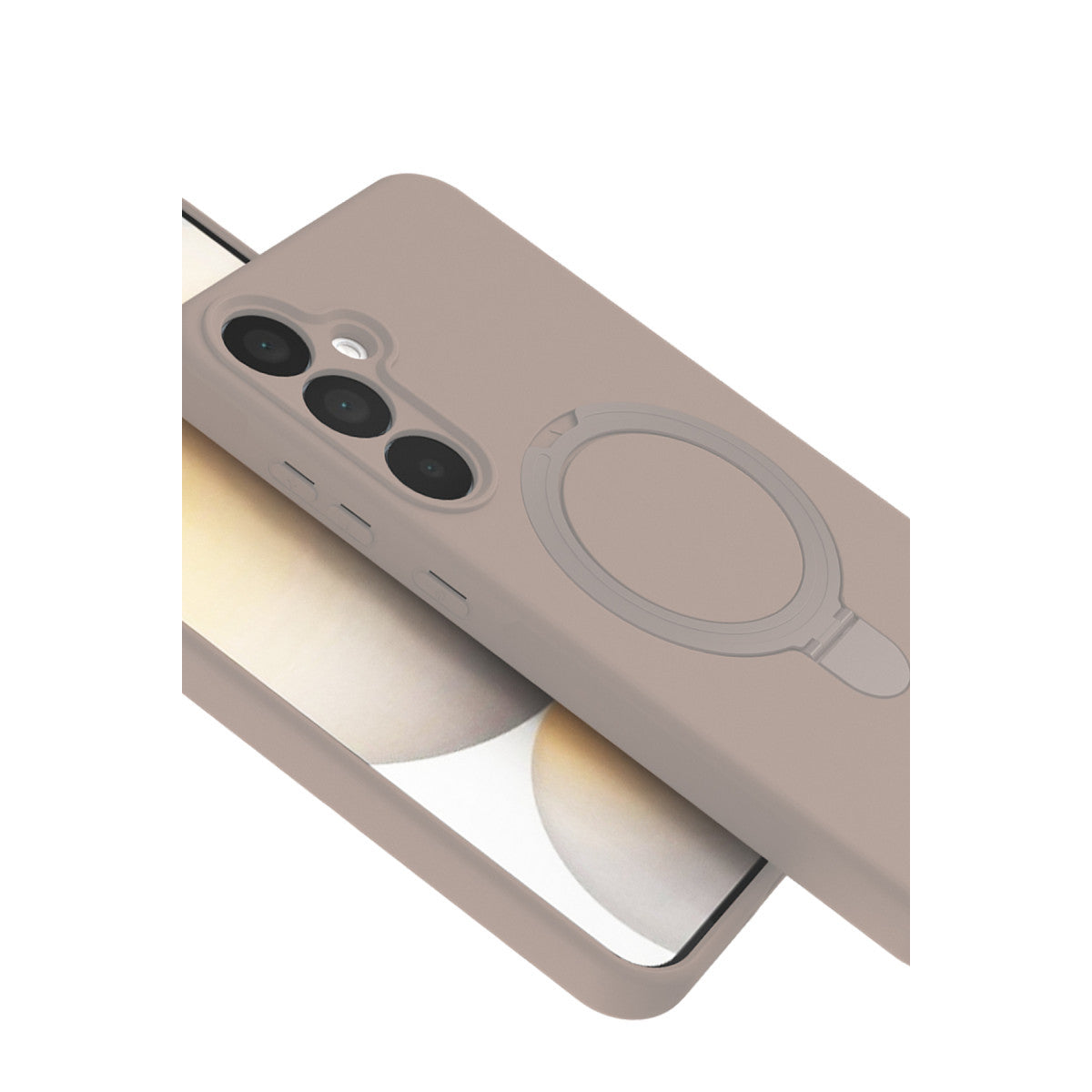 Galaxy A15 4G Regal Magsafe Standlı Kapak - Çöl Titanyum