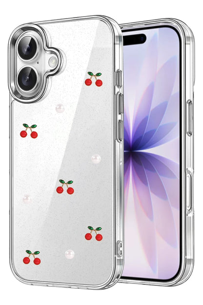 iPhone 16 Plus Fiyonk Desenli Kapak - Desen 9