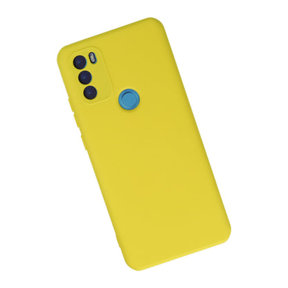 GM 21 Plus Kılıf Nano içi Kadife Silikon - Sarı
