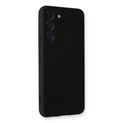 Galaxy S23 Kılıf Nano içi Kadife Silikon - Siyah