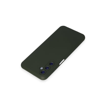 Galaxy M14 5G Kılıf Nano içi Kadife Silikon - Koyu Yeşil
