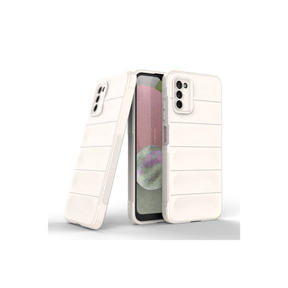 Galaxy A03S Kılıf Optimum Silikon - Krem