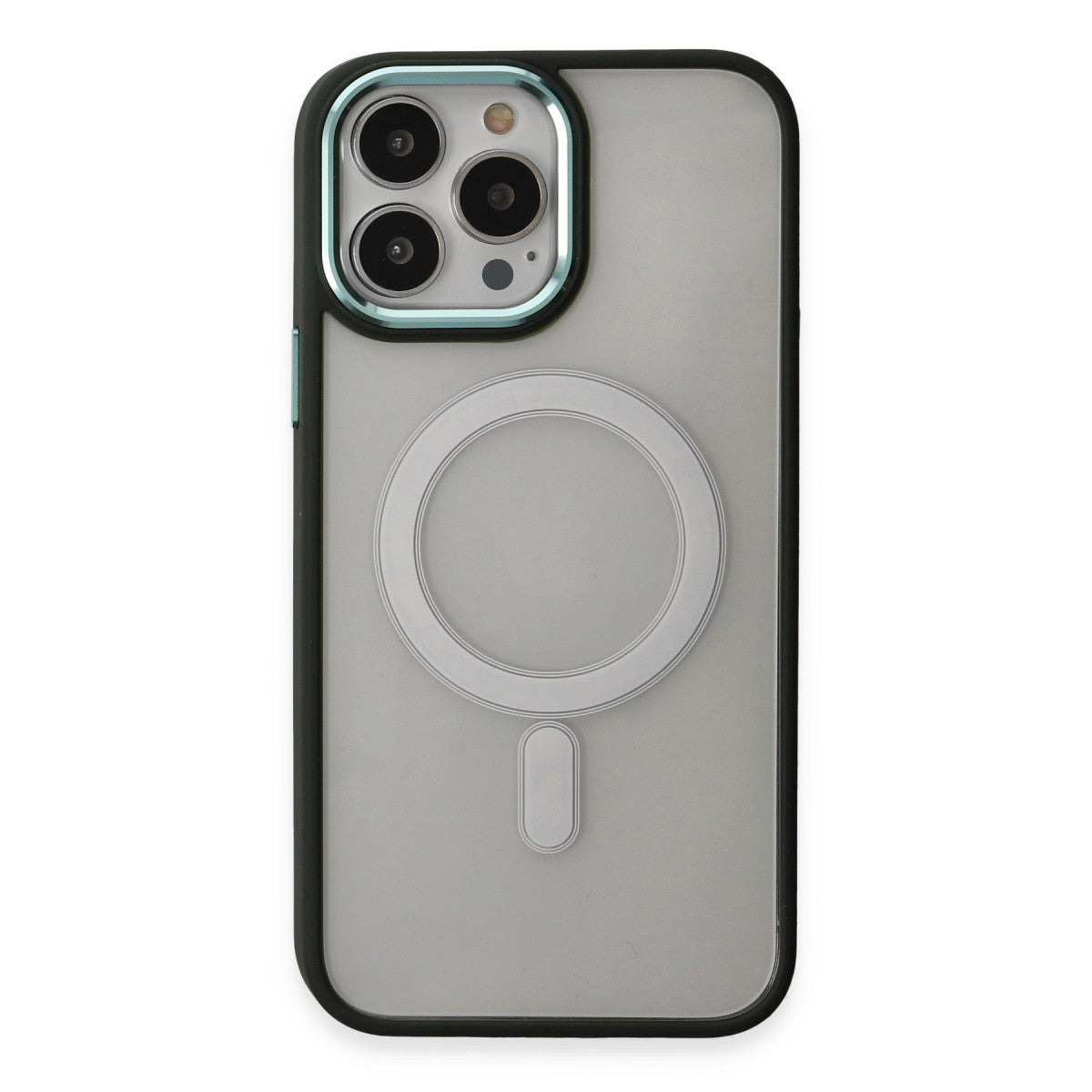 iPhone 15 Pro Max Kılıf Room Magneticsafe Silikon - Köknar Yeşili