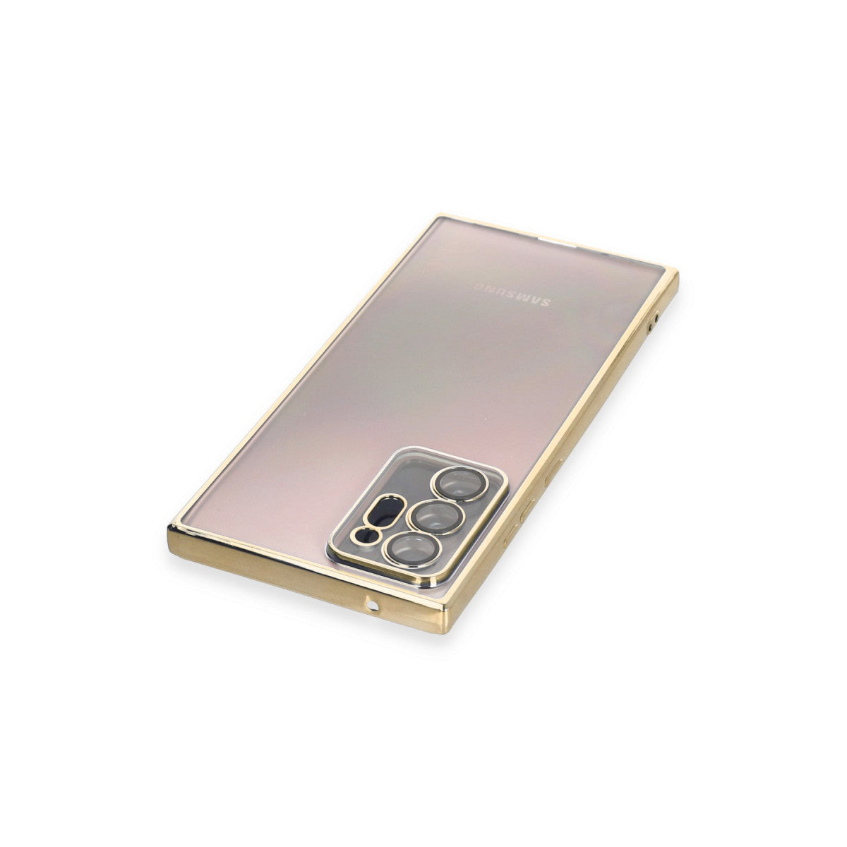 Galaxy Note 20 Ultra Kılıf Razer Lensli Silikon - Gold