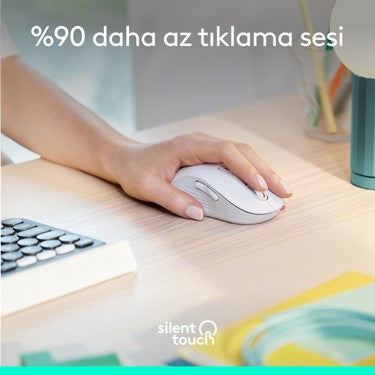 Büyük Boy Sağ El İçin Sessiz Kablosuz Mouse ile Ergonomik Tasarım