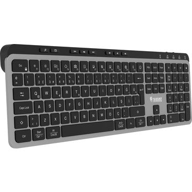 Premium Alüminyum-Metal Multimedya Tuşlu Klavye - Windows ve Macos Uyumlu