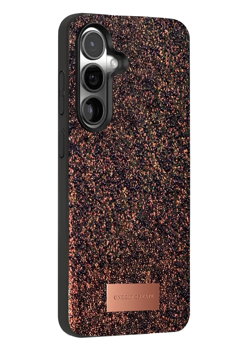 Onegif Galaxy S24 Plus Bright Simli Kapak - Derin Mor