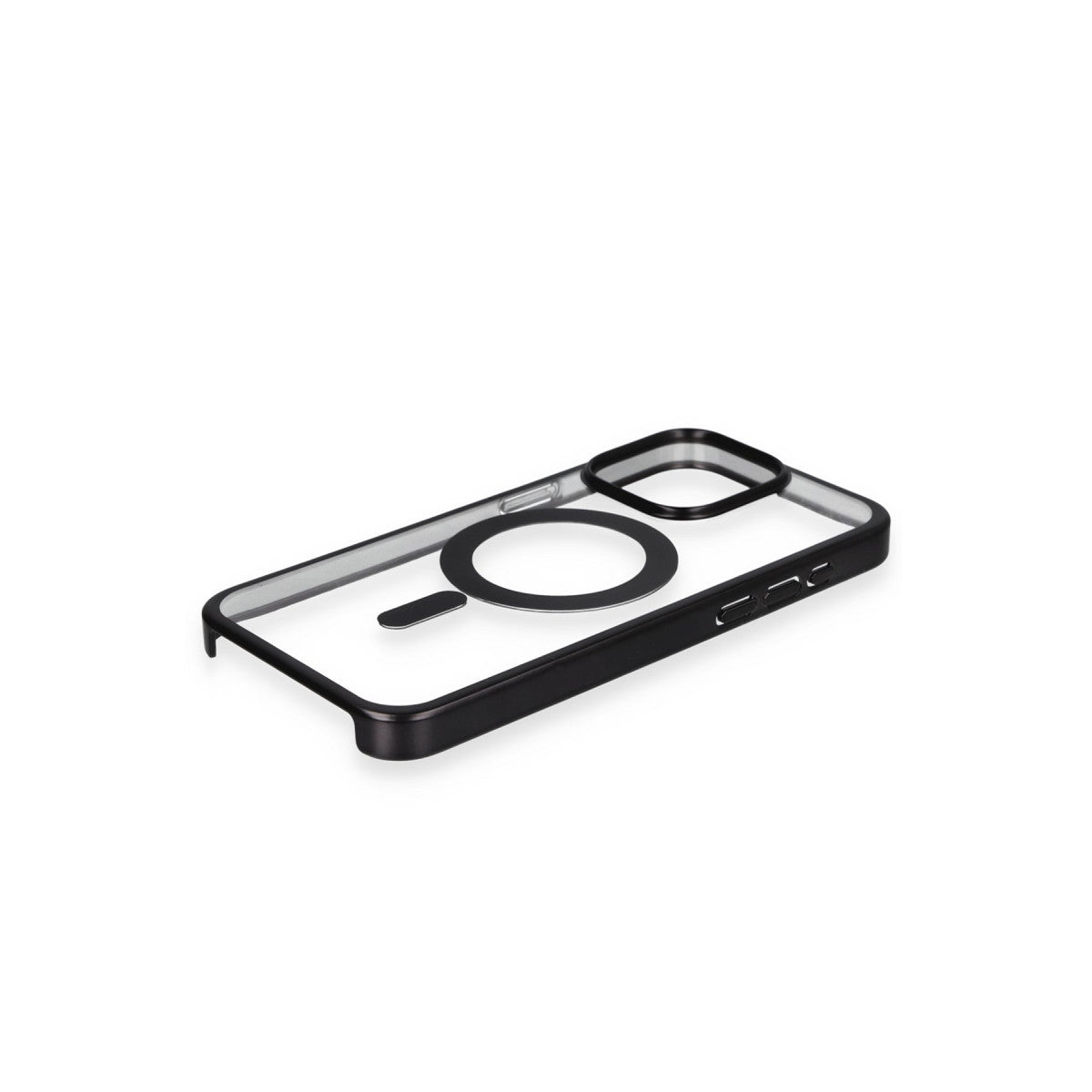 iPhone 15 Pro Max Kılıf Erozi Magsafe Kapak - Siyah