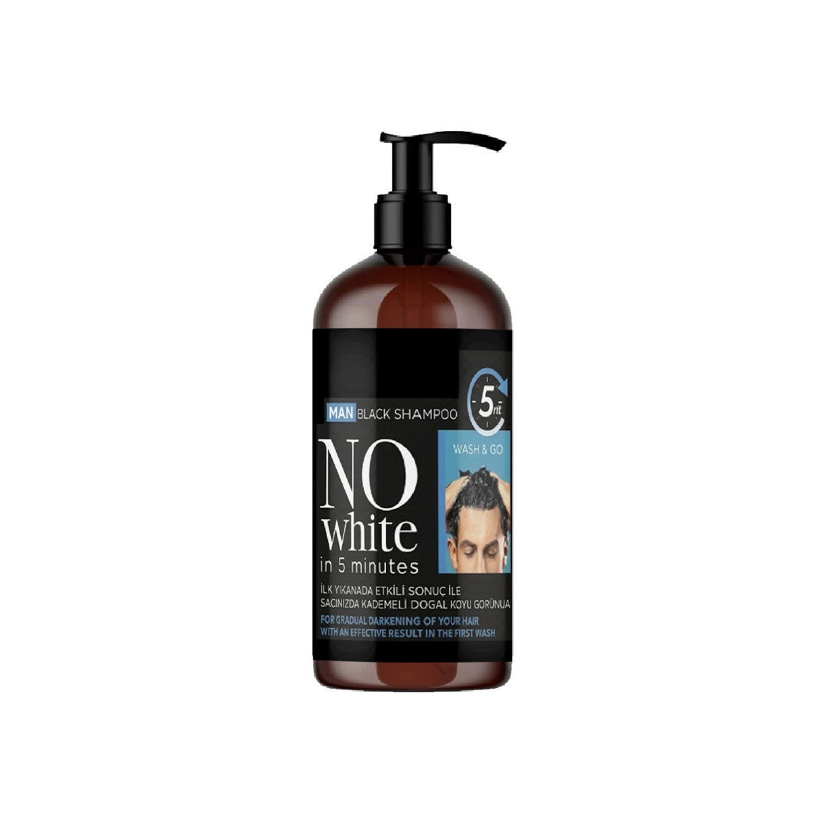 NoWhite Erkek Saç Şampuanı 250 ml