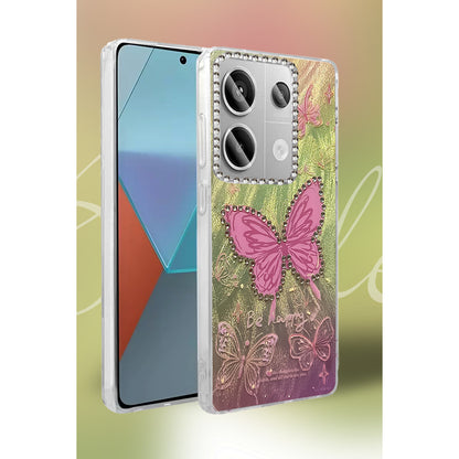 Redmi Note 13 Pro 4G Kılıf Blade Aynalı Desenli Kapak - Desen 4
