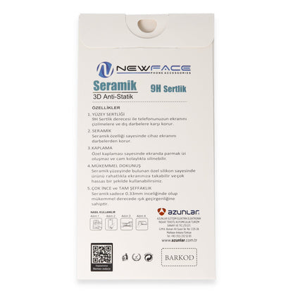 Galaxy A34 5G 3D Antistatik Seramik Nano Ekran Koruyucu