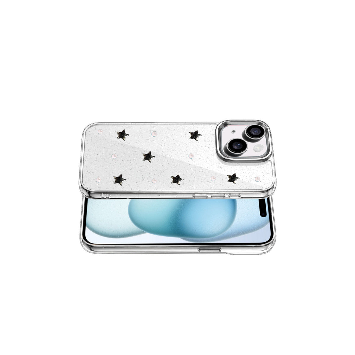 iPhone 14 Fiyonk Desenli Kapak - Desen 7