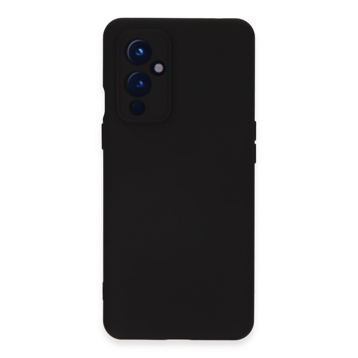 One Plus 9 Kılıf Nano içi Kadife Silikon - Siyah