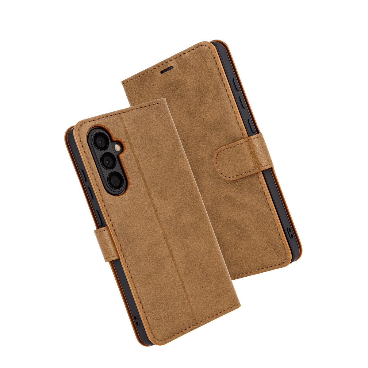 Galaxy S25 FE Trend S Plus Kapaklı Kılıf - Taba